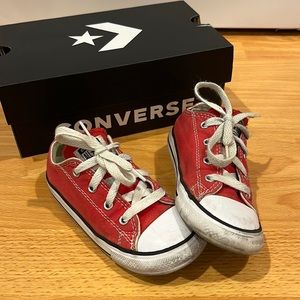 Infant/Toddler Converse US size 9 red
